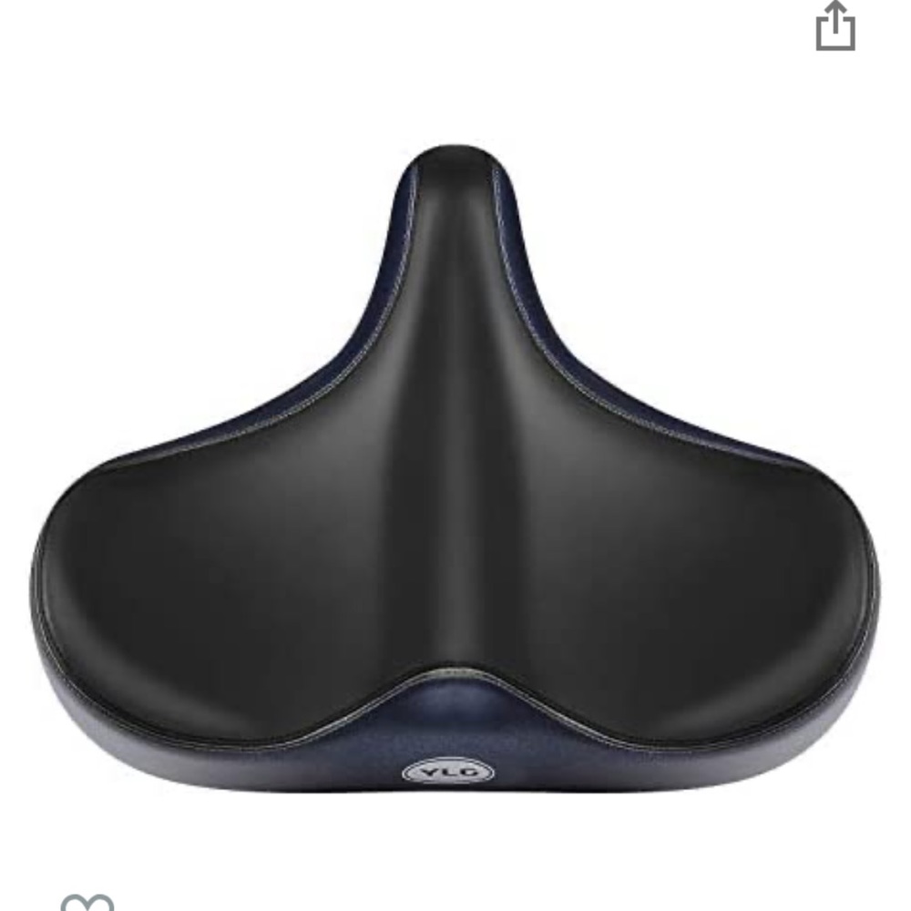 Oversized bike seat